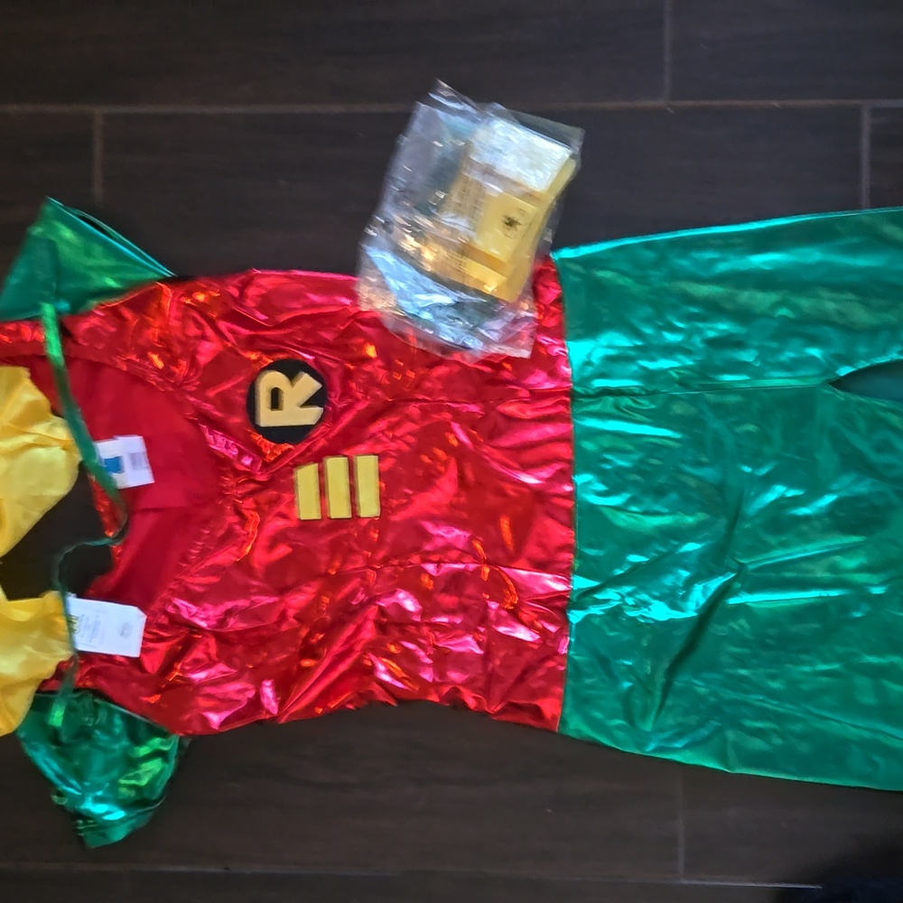 Teen Titans Go Robin Costume Size Small - Picture 5 of 6